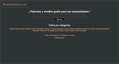 Desktop Screenshot of moldesgratis.com